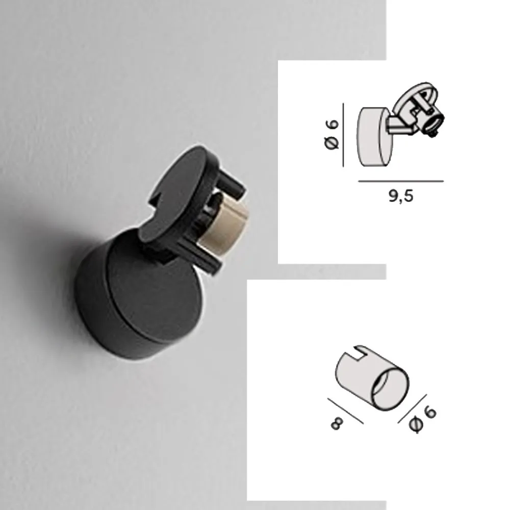 Foco cilíndrico orientable Perenz PIN 8488N 8296N