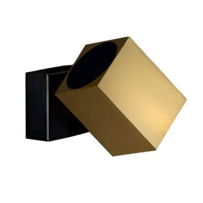 Spot orientabile quadrato Perenz PIN 8294OR 8490N GU10 LED oro spazzolato