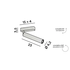 Perenz BAMBU' 8242 N LC Deckenleuchte