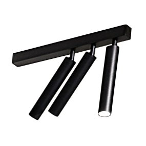 Lámpara de techo orientable Perenz BAMBU' 8244 N LC LED 3185LM de metal negro mate