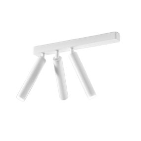 Lámpara de techo Perenz BAMBU' 8244 B LC LED 3185LM orientable de metal blanco mate