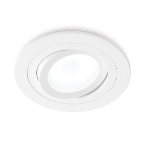 Faretto incasso Gea Led GFA091 GU10 LED orientabile cartongesso tondo moderno