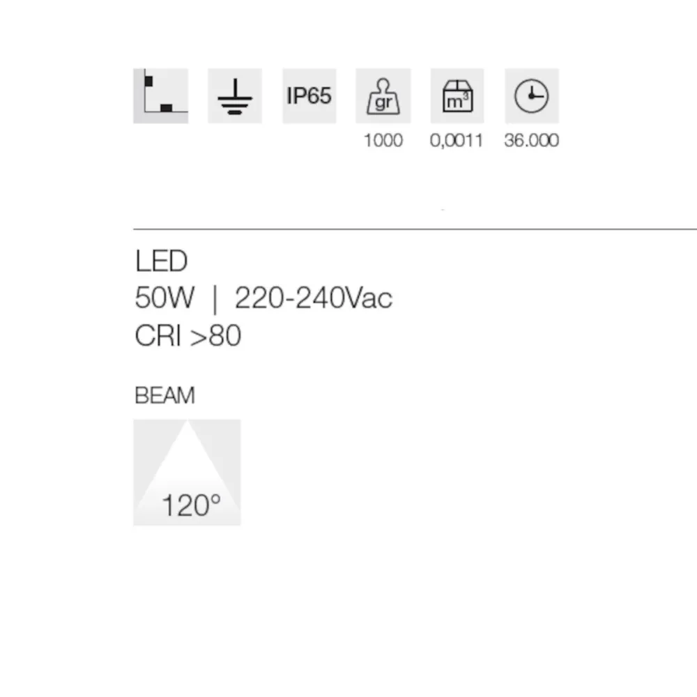 Projecteur LED Gea Led GES2340 50W IP65