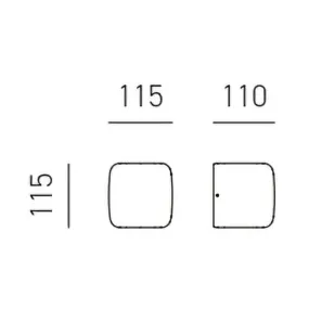 Klassische Wandleuchte Gea Luce BABOL A MBABAO GX53 LED