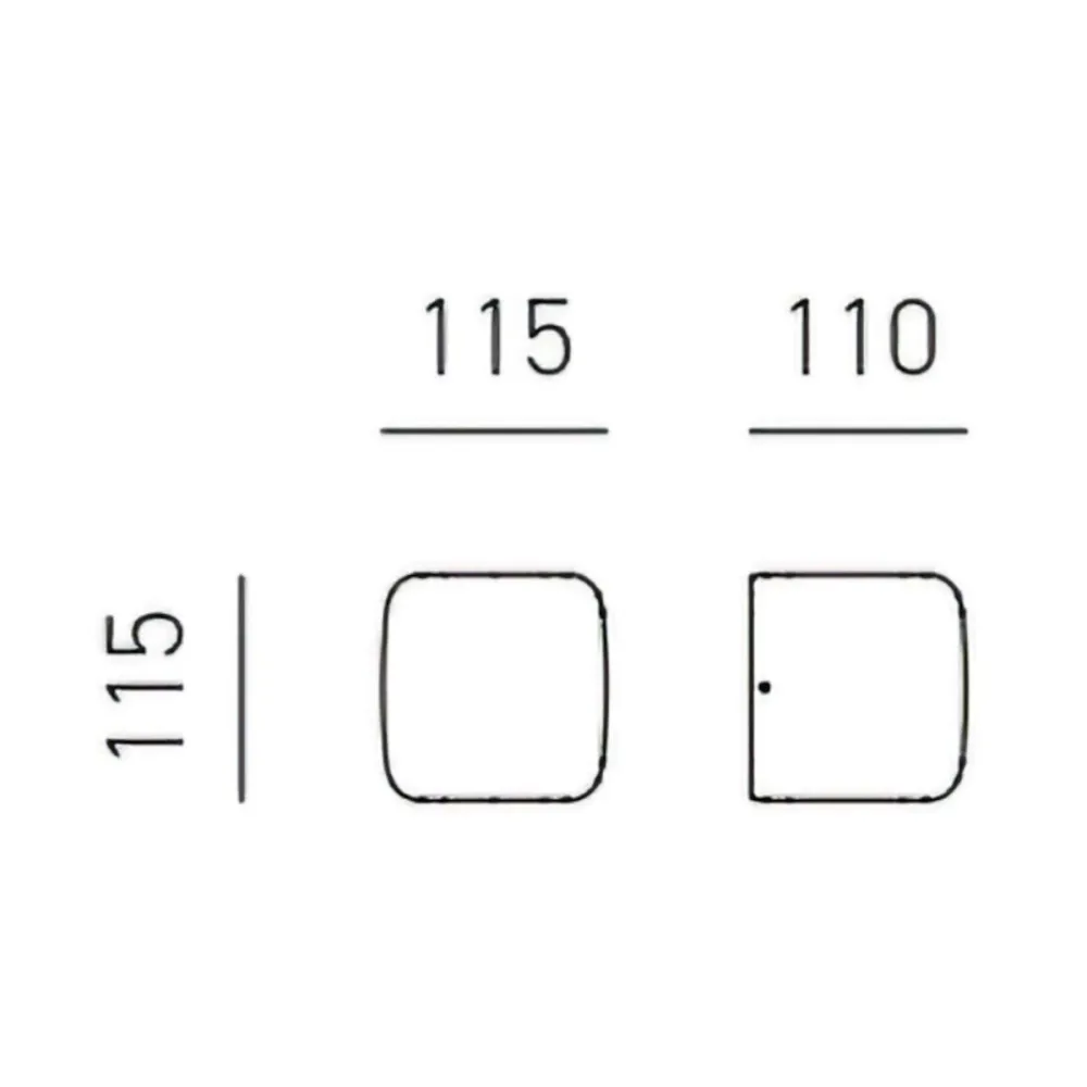 Klassische Wandleuchte Gea Luce BABOL A MBABAO GX53 LED