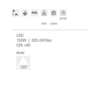 Foco LED Gea Led GES2342 150W IP65