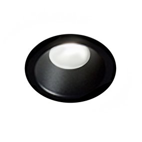 Faretto incasso IP44 Perenz OASIS 8370 N ottica fissa nero