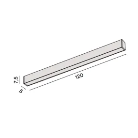 Perenz GRID 8464 N CT moderne Deckenleuchte