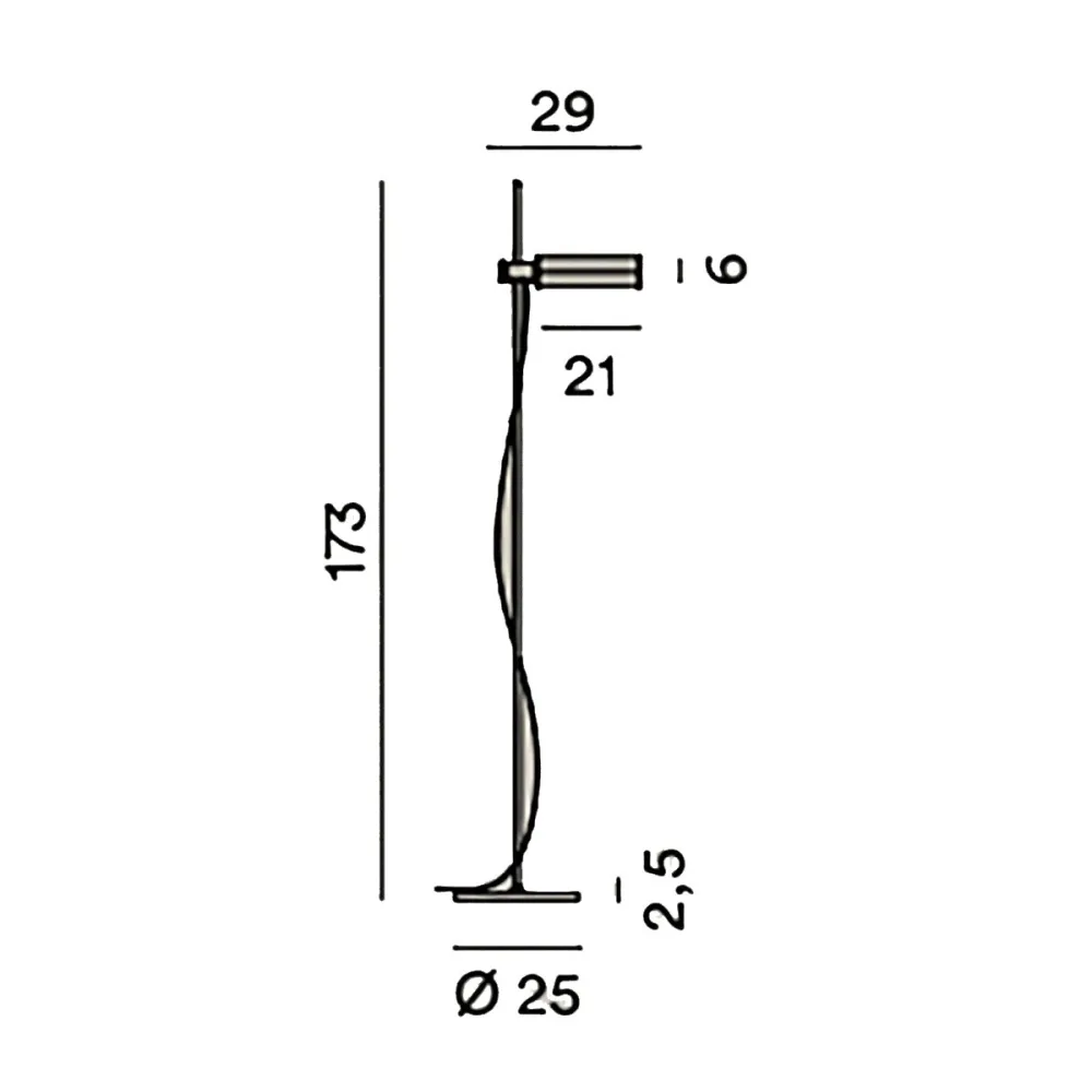 Piantana moderna led Perenz ULTIMA 8576 N CT LED CCT