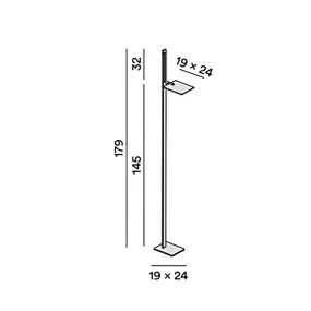 Perenz RADIANTE 8266 B CT lampadaire LED moderne
