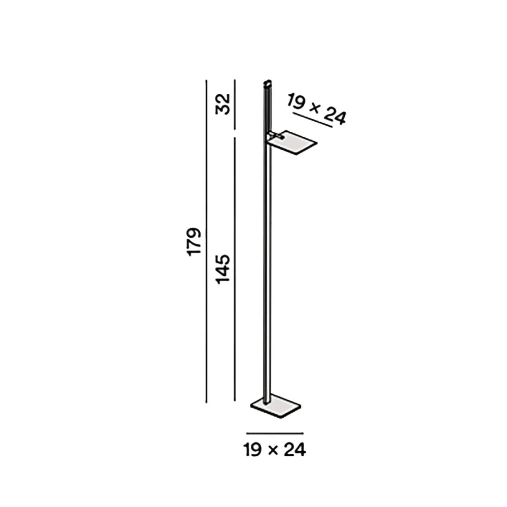 Perenz RADIANTE 8266 B CT lampadaire LED moderne