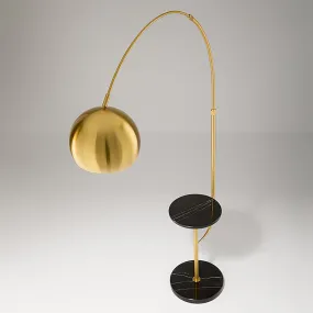 Lampadaire classique à bras arqué Perenz TABLEAU 8410 OB