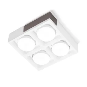 Plafoniera moderna Sforzin illuminazione VELIA PL4 T549 T550 T551 GX53 LED