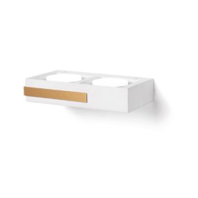 Applique moderna Sforzin illuminazione VELIA AP2 T537 T538 T539 GX53 LED gesso metallo