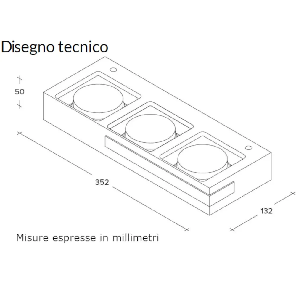 Aplique de pared moderno Sforzin Lighting VELIA AP3 T540 T541 T542 GX53 LED