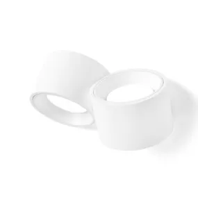 Applique murale moderne LED ronde NASSO AP2 T517 T518 GX53 de Sforzin Lighting