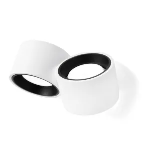 Sforzin Lighting NASSO Round AP2 T517 T518 GX53 LED moderne Wandleuchte