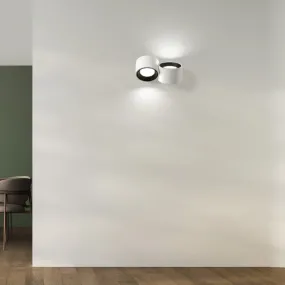 Applique murale moderne LED ronde NASSO AP2 T517 T518 GX53 de Sforzin Lighting