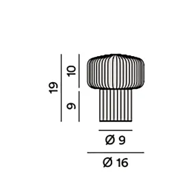 Moderne Lampe Perenz OTTY 8508 GR