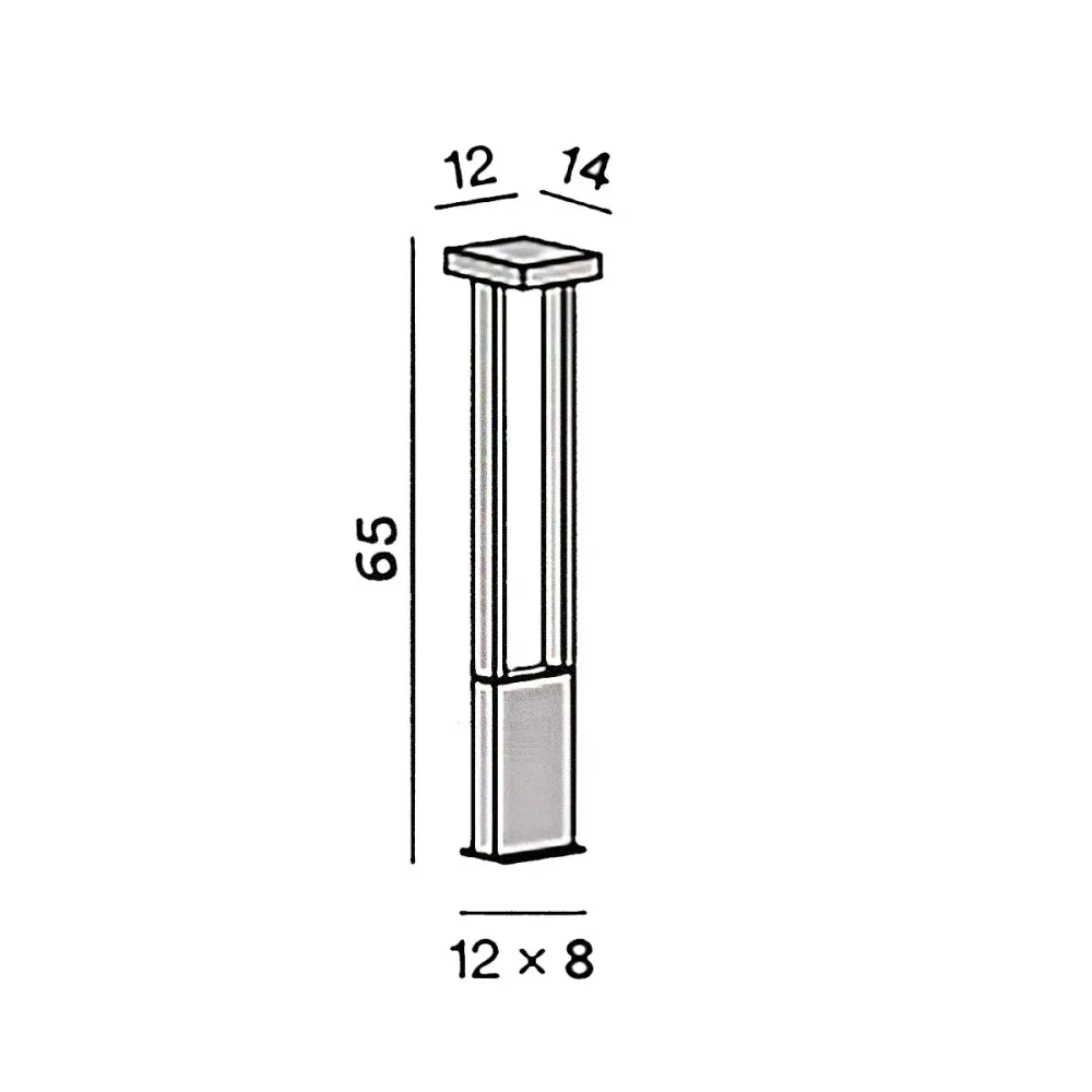 Perenz KAPP 8330 A LC IP65 Außenlaternenmast