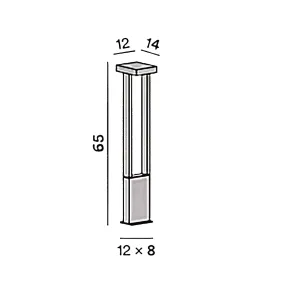 Lampe d'extérieur Perenz KAPP 8330 GC LC IP65