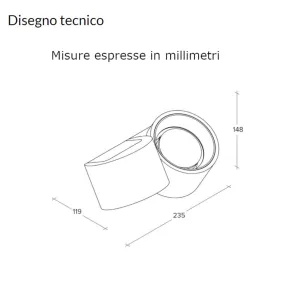 Applique classico Sforzin illuminazione NASSO tonda AP2 T519 T520 T521