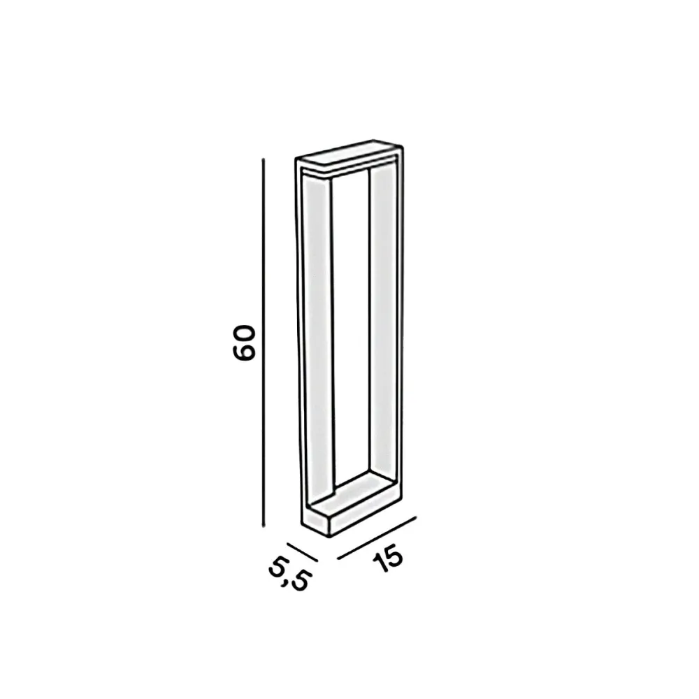 Lampadaire extérieur Perenz QUAD 8322 A LC IP65