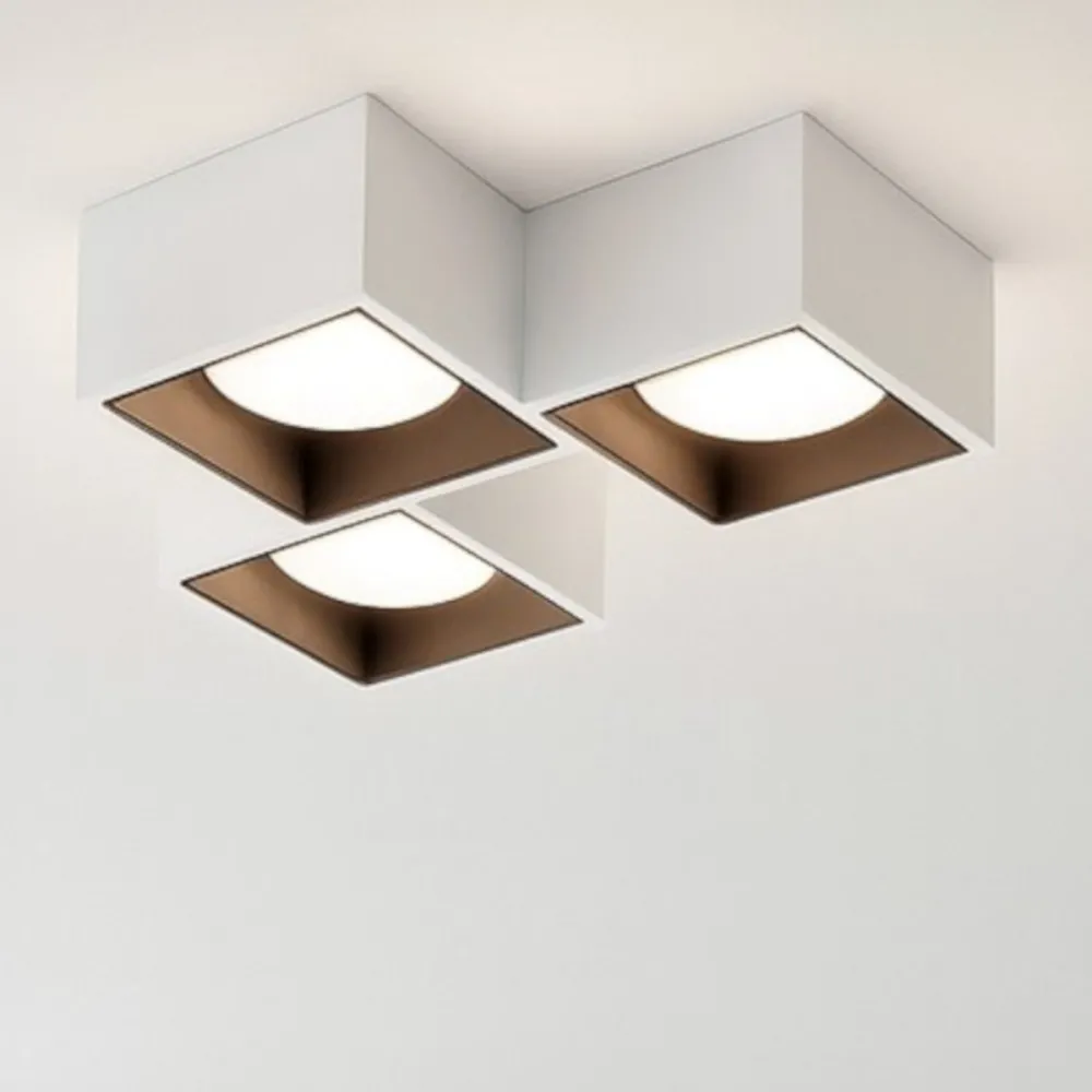 Sforzin Lighting NASSO Square Classic Deckenleuchte PL3 T513 T514 T515