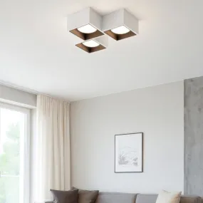 Plafoniera classica Sforzin illuminazione NASSO quadrata PL3 T513 T514 T515