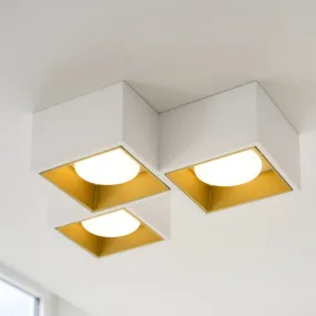 Plafoniera classica Sforzin illuminazione NASSO quadrata PL3 T513 T514 T515