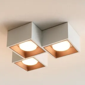 Plafoniera classica Sforzin illuminazione NASSO quadrata PL3 T513 T514 T515