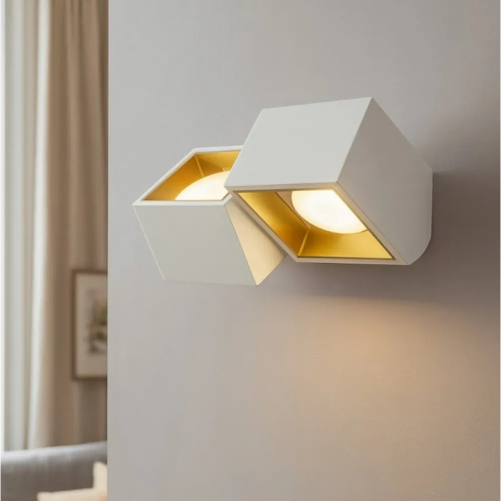 Sforzin Lighting NASSO Square Classic Wandleuchte AP2 T525 T526 T527