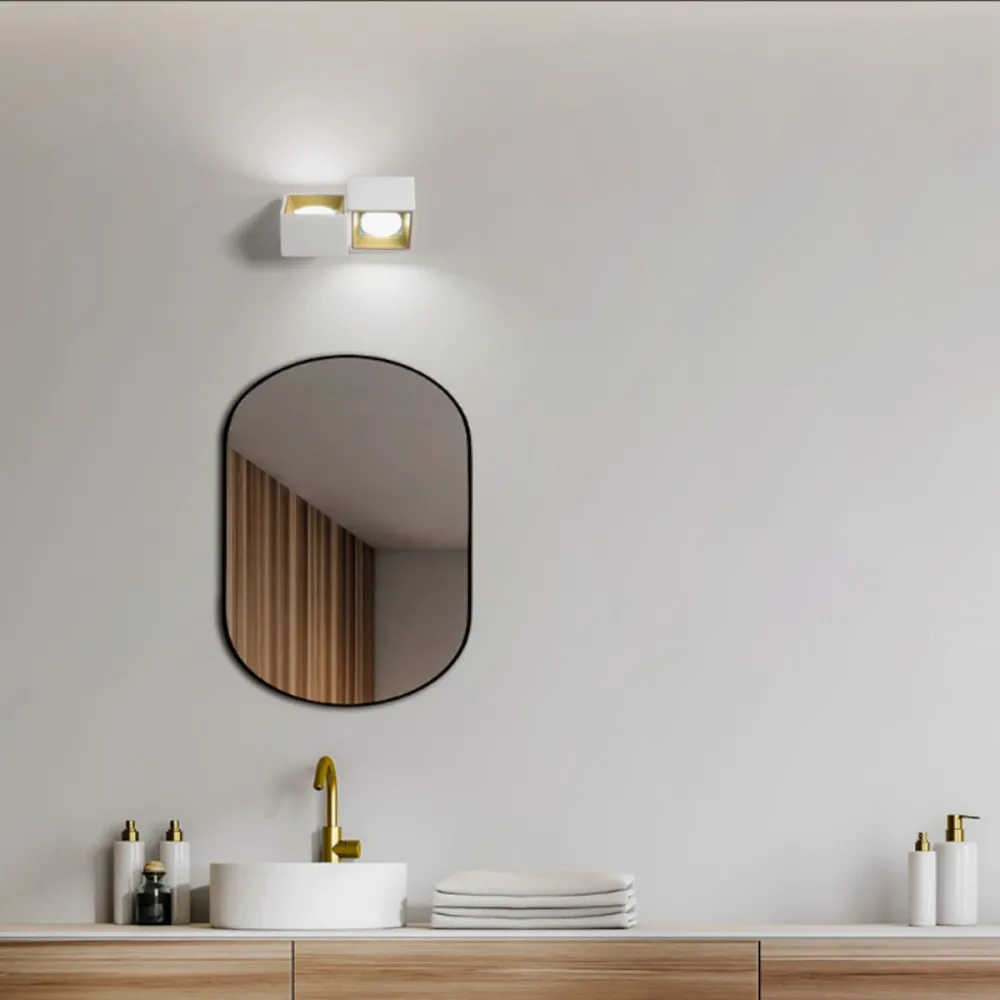 Sforzin Lighting NASSO Square Classic Wandleuchte AP2 T525 T526 T527