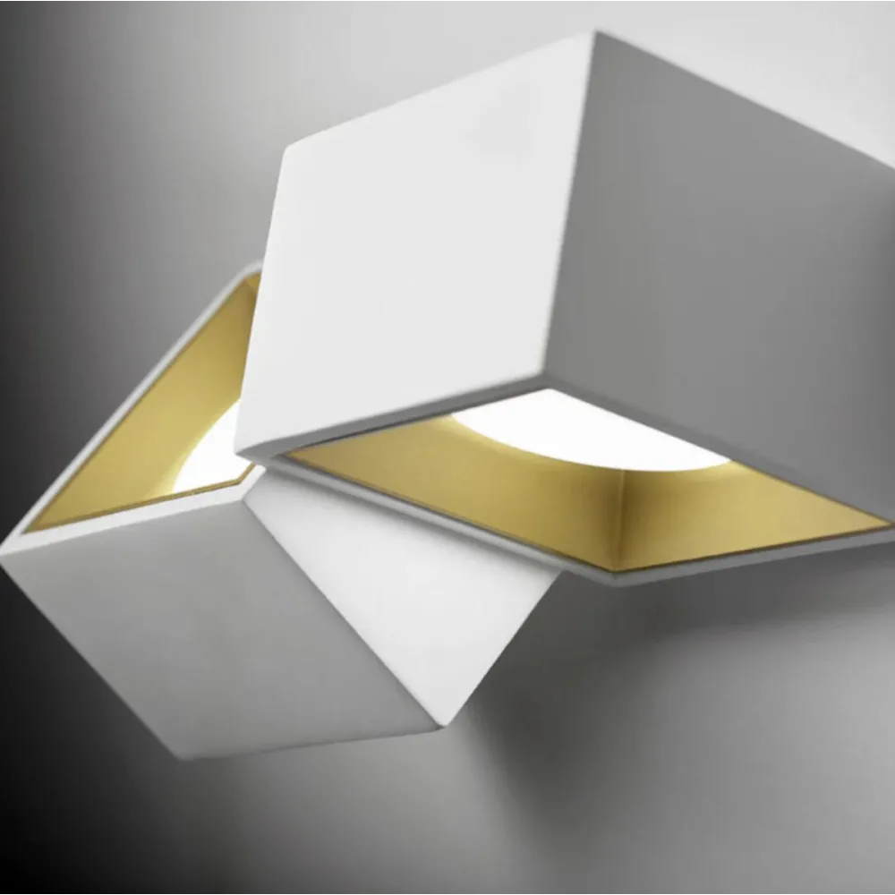 Applique classica Sforzin illuminazione NASSO quadrata AP2 T525 T526 T527