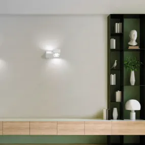 Aplique de pared LED moderno Sforzin Lighting NASSO cuadrado AP2 T523 T524 GX53