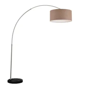 Lámpara de pie de arco LED Illuminando BOING CYLINDER P 43 NK E27