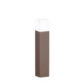 Lampe d'extérieur LED Perenz TOWER 8342 E E27 IP54, métal, aluminium, acrylique, acier Corten mat