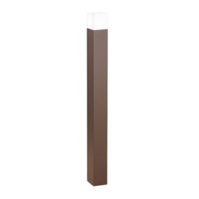 Lámpara LED de exterior Perenz TOWER 8344 E E27 IP54, metal, aluminio, acrílico, corten mate