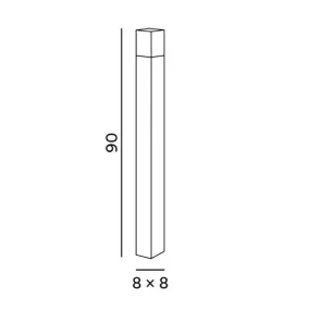 Lampioncino esterno IP54 Perenz TOWER 8344 GC