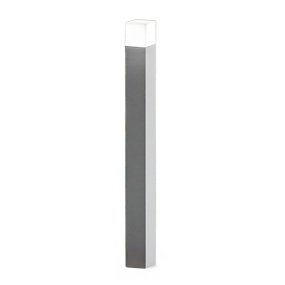 Perenz TOWER 8344 GC E27 LED-Außenleuchte IP54, Metall, Aluminium, Acryl, Betongrau