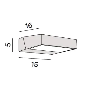 Perenz GIRO 8314 A LC IP54 verstellbare Außenwandleuchte