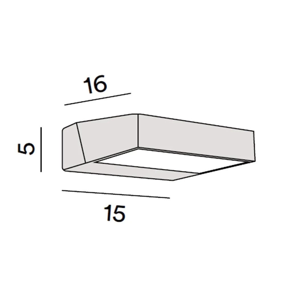 Perenz GIRO 8314 A LC IP54 verstellbare Außenwandleuchte