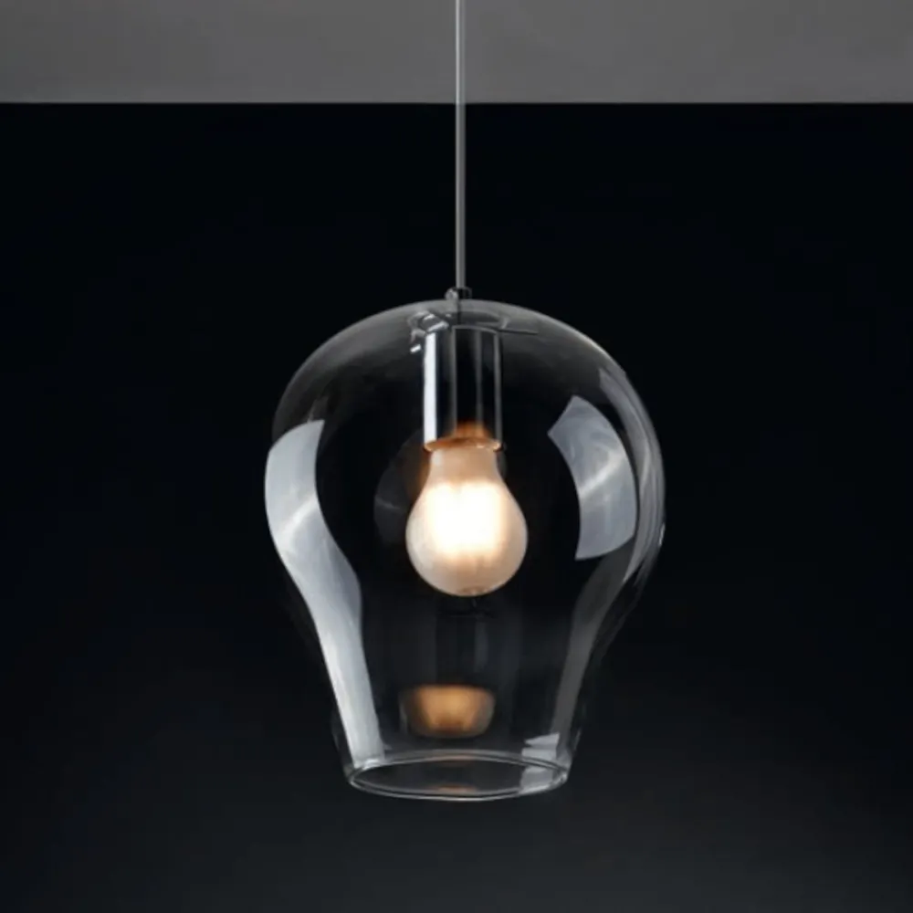Geschwungener LED-Kronleuchter PAGODA Illuminando modern