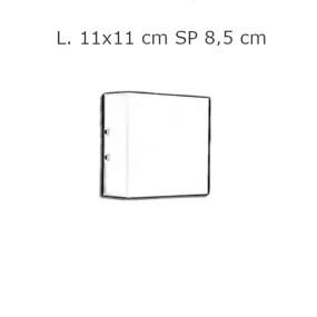 Illuminando moderne weiße Glas-Wand-Deckenleuchte