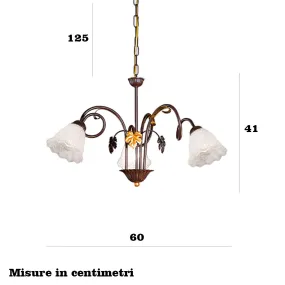 Lampadario classico Due P...