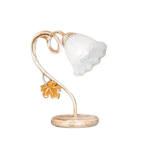 Lampe classique Due P lighting AIDA L E14 Lampe de table LED en verre métal