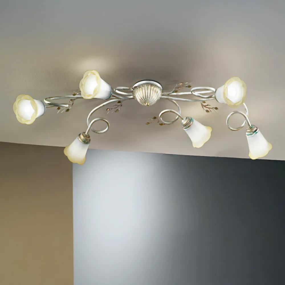 Lámpara de techo clásica Due P Illuminazione ELENA PL6