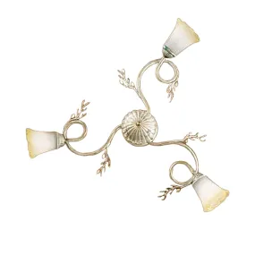 Plafonnier classique Due P Illuminazione ELENA PL3