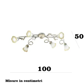 Lámpara de techo clásica Due P Illuminazione ELENA PL6