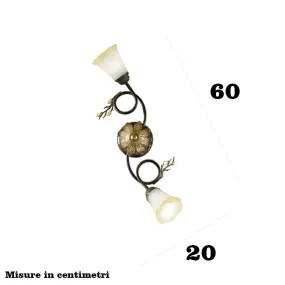 Lámpara de techo clásica Due P Illuminazione ELENA PL2 E